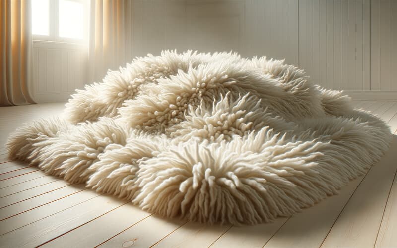 Cozy Shaggy 120x170 — Polyester matta 120x170 cm för sovrum
