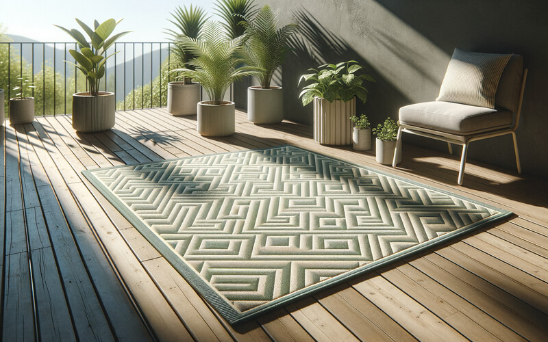 Garden Basic 160x230 — Polypropen matta 160x230 cm för uteplats